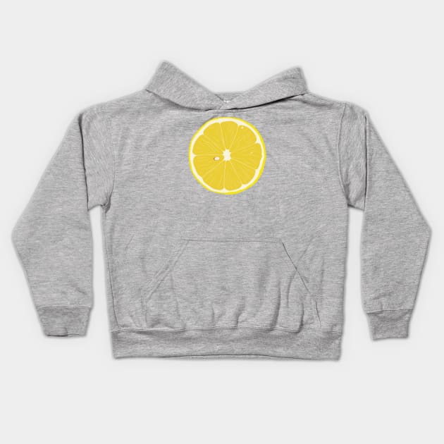 Lemon Love Kids Hoodie by ElviaMontemayor